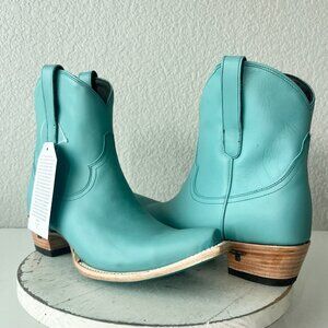 Elegant Teal Ankle Boots
